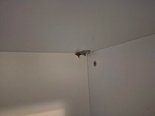 Armario zapatero con una puerta.