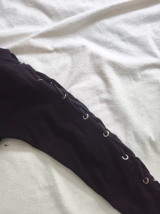 Camiseta Gótica Punk Negra Manga Larga