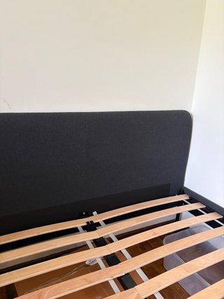 Somier Ikea Slattum 140x200 Negro