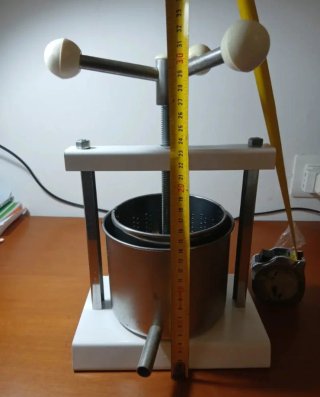 Prensa para fruta de acero inoxidable