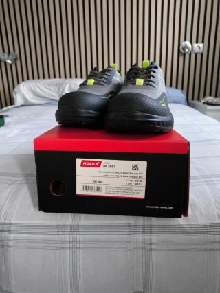 Zapatos de seguridad Holex negros y grises
