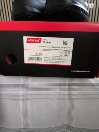 Zapatos de seguridad Holex negros y grises