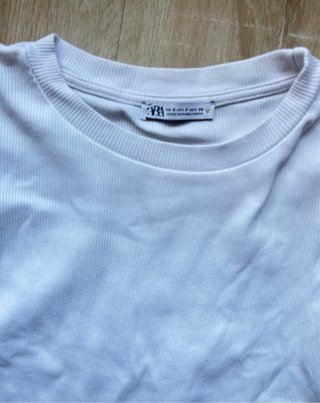 Camiseta Zara sin mangas volantes mujer Talla S