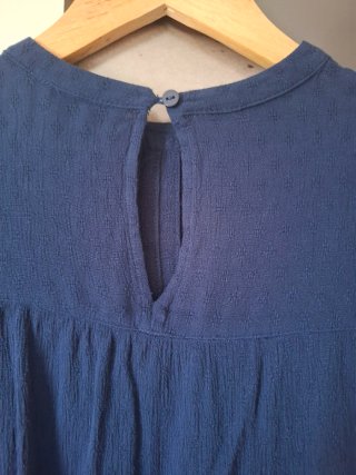 Blusa azul Stradivarius
