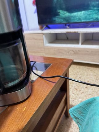 Cafetera de Goteo Negra y Plateada