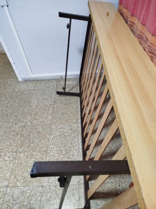 Cama doble nicho madera 90x190 cm