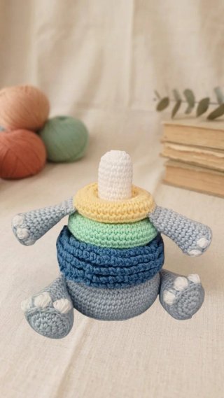 Torre didáctica amigurumi