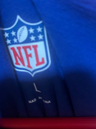 Camiseta NY Giants Manga Larga Azul