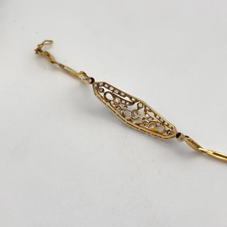 Pulsera de oro 18kt y diamantes