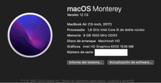 MacBook Air 13 (2017) Argento