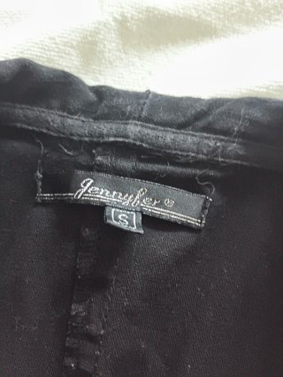 Chaleco negro estilo top Talla S