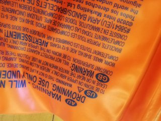 Manguitos Intex Naranja