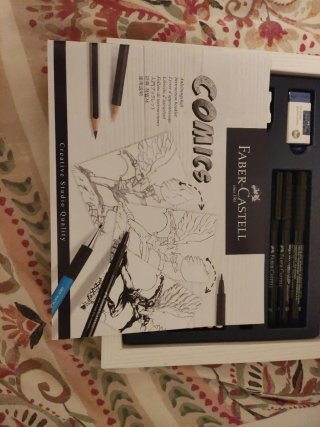 Estuche para dibujar e ilustrar comics