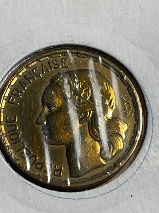 Moneda Francia 20 francos 1950