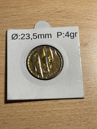 Moneda Francia 20 francos 1950