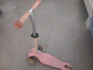 Patinete infantil rosa 3 ruedas