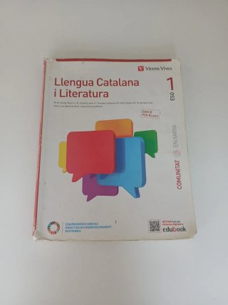 Libro LLENGUA CATALANA I LITERATURA 1ero de la eso