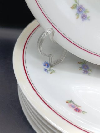 Set platos porcelana francesa UML