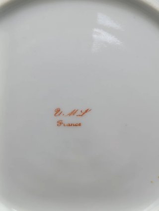 Set platos porcelana francesa UML