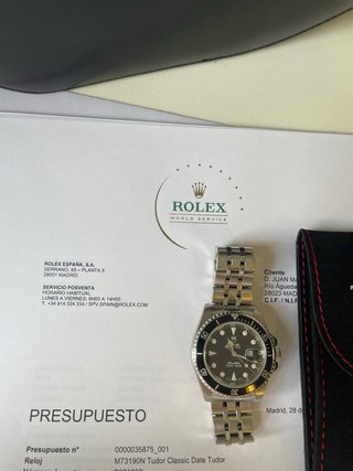 Tudor Mini-Sub Reloj Automático