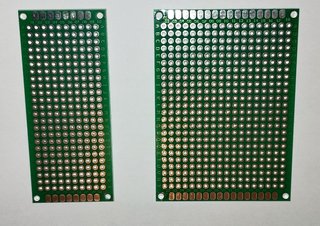 Placa perforada circuito impreso