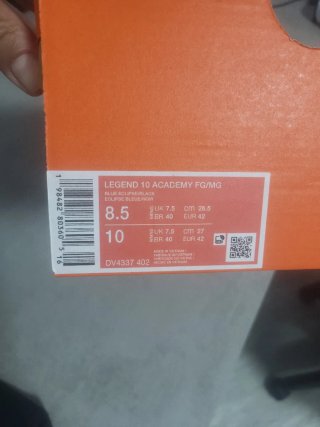 Zapatillas Fútbol Nike Grises Naranja