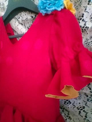 Traje Flamenca Niña 6-8 Años