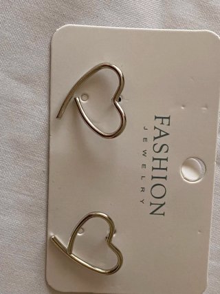 Pendientes Corazón Acero Plateado