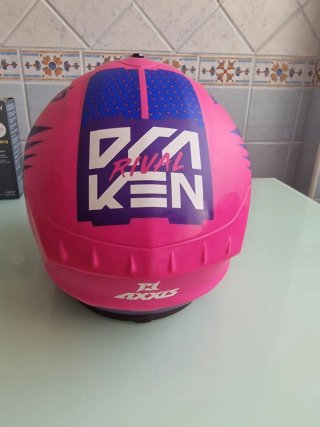 Casco de moto rosa AXXIS Talla: M (M57-58)