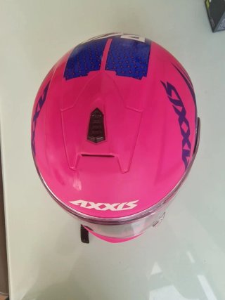 Casco de moto rosa AXXIS Talla: M (M57-58)