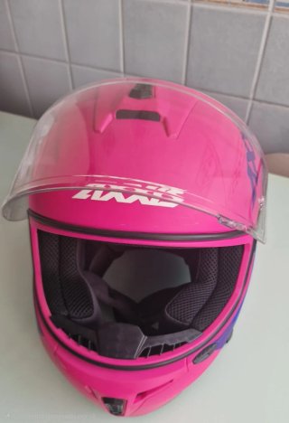 Casco de moto rosa AXXIS Talla: M (M57-58)