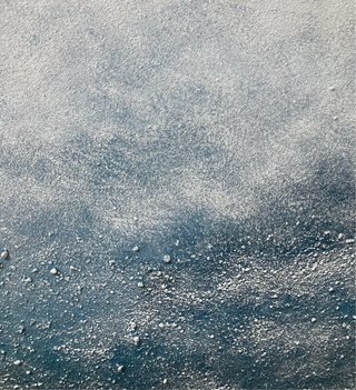 Cuadro abstracto pintado a mano con texturas