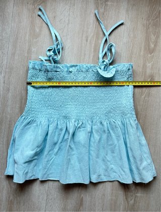 Top tirantes mujer azul