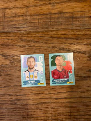 Cromos Messi y Cristiano Mundial 2026