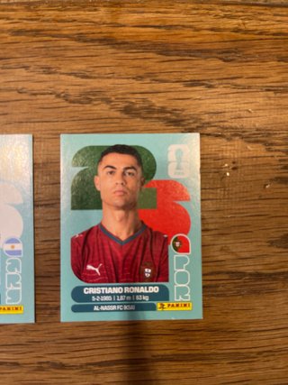 Cromos Messi y Cristiano Mundial 2026