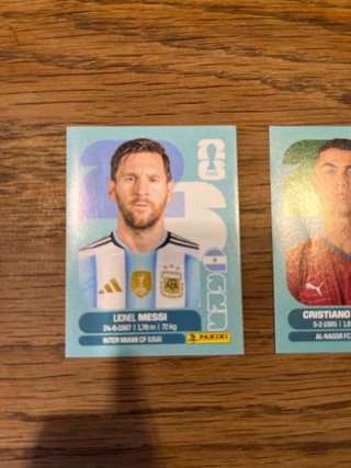 Cromos Messi y Cristiano Mundial 2026
