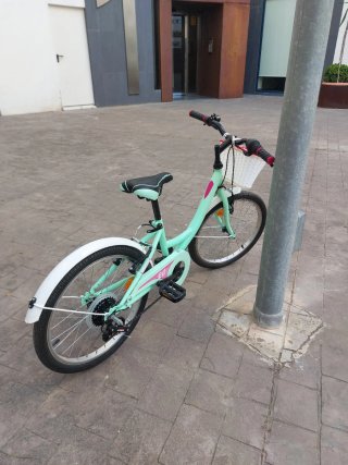 Bici B-PRO verde niña/o