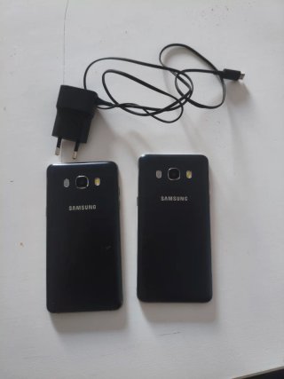 Pack 2x Samsung Galaxy J5 (2016) Negro + Cargador