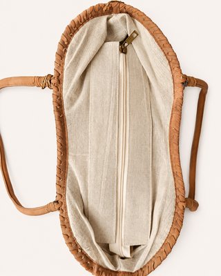 Bolso rafia trenzada bandolera u hombro - L