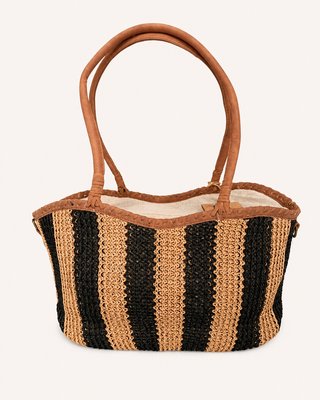 Bolso rafia trenzada bandolera u hombro - L