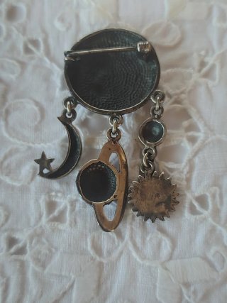 2 spille vintage argento 925