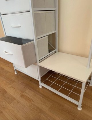 Cómoda Blanca con Cajones y Zapatero