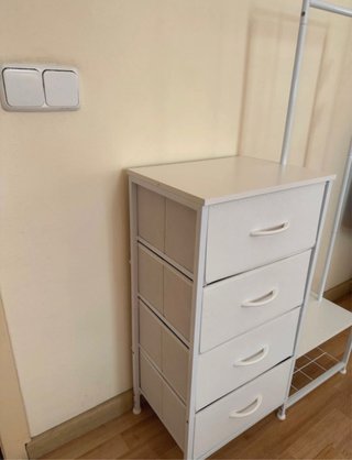 Cómoda Blanca con Cajones y Zapatero