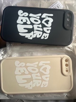 Custodia iPhone 8 Plus Glitter Blu