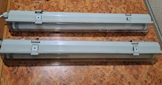 2 Lámparas Tubo Fluorescente