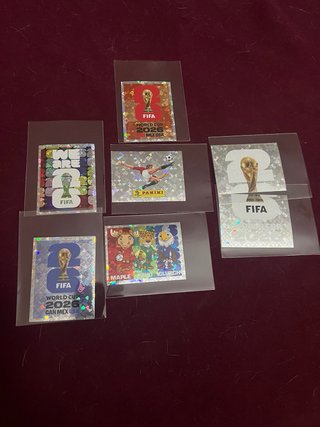 Lote primera hoja álbum Mundial 2026 Cromo 00 FIFA