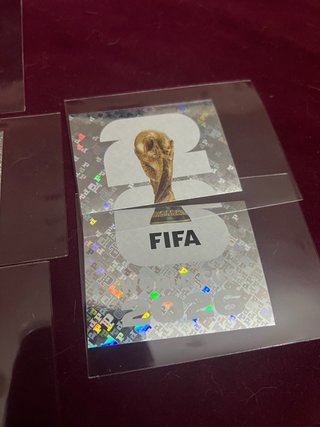 Lote primera hoja álbum Mundial 2026 Cromo 00 FIFA
