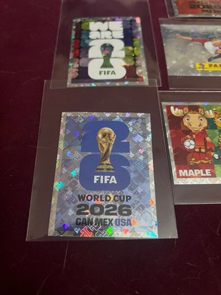 Lote primera hoja álbum Mundial 2026 Cromo 00 FIFA