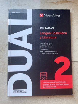 Libros de Lengua Castellana 2º de Bachillerato