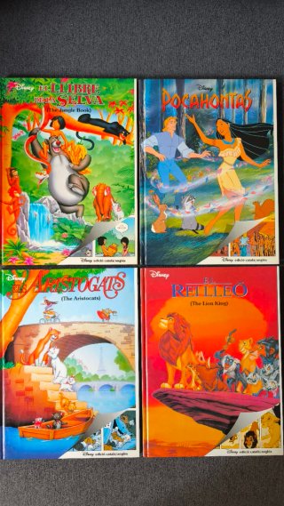 Lote 12 libros Disney - Bilingüe Catalán Inglés